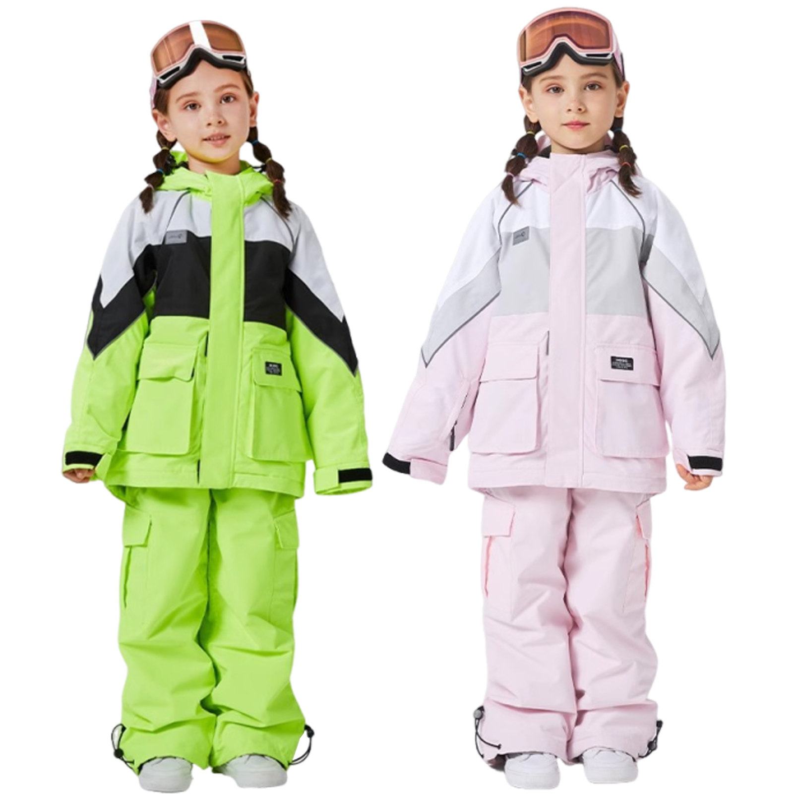 Kids Outdoor Jacket - Girls Snow Suits,Hood Warm Windproof Waterproof