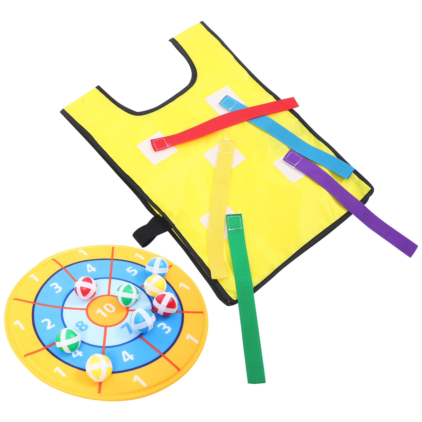 Kids Outdoor Ball - 1Set Sticky Ball Vest Kit Soft