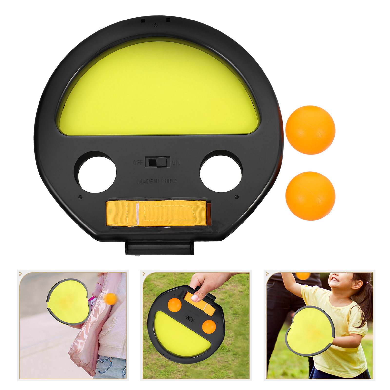 Kids Outdoor Ball - 1Set Hand Catch Ball Plaything Funny