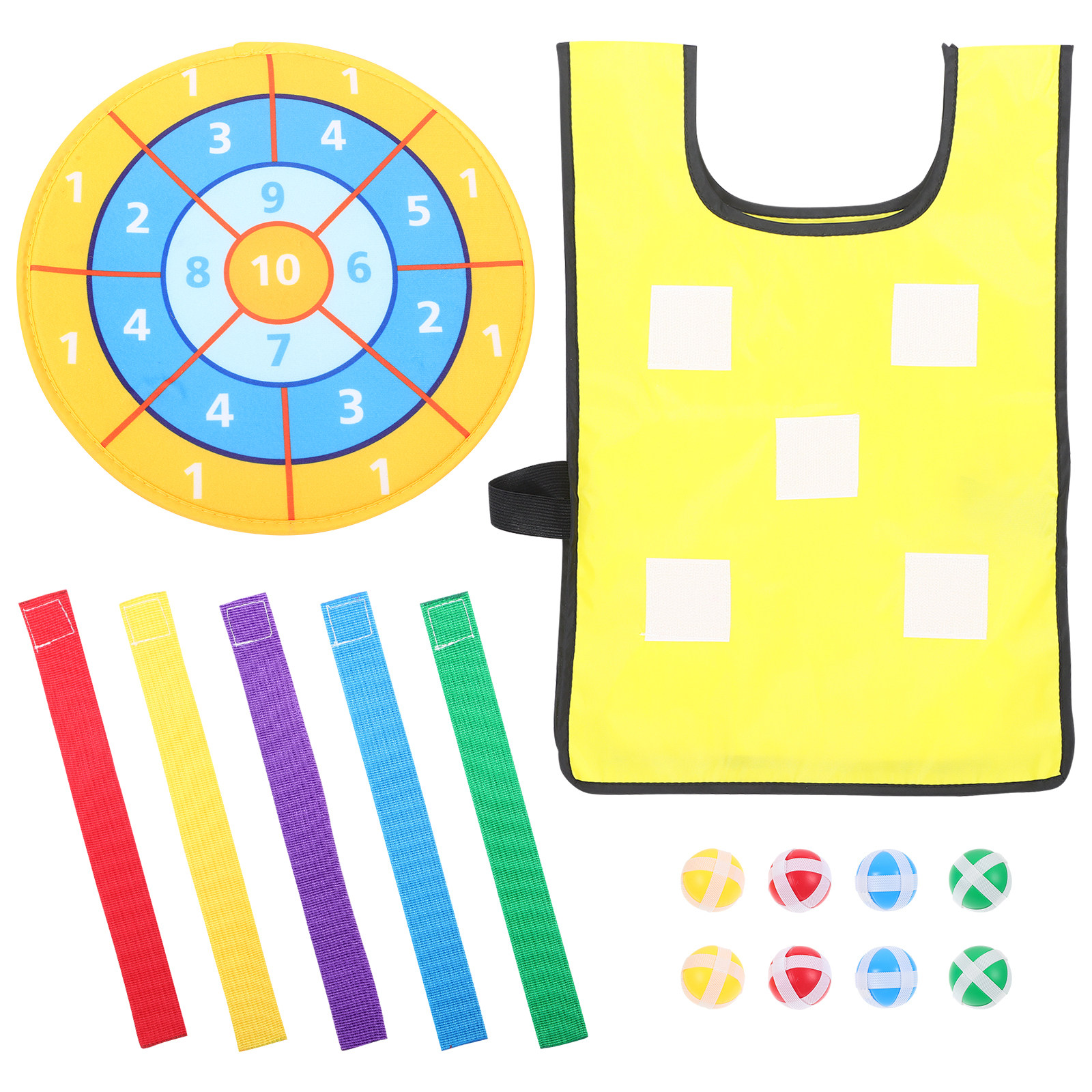 1Set Sticky Ball Vest Kit Cart - Kids Outdoor Ball recensione e prezzo