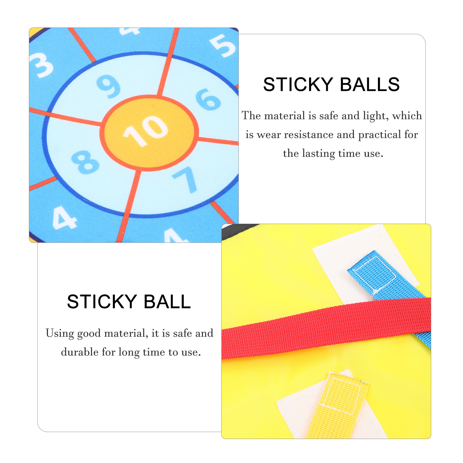 1Set Sticky Ball Vest Kit Cart - Kids Outdoor Ball recensione e prezzo