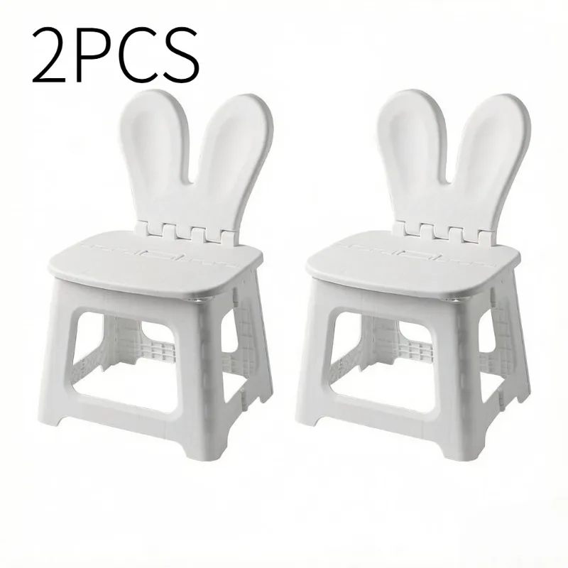 2PCS Thickened Rabbit Cartoon  - Kids Outdoor Folding Chair recensione e prezzo