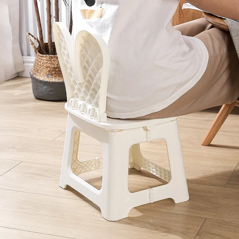 2PCS Thickened Rabbit Cartoon  - Kids Outdoor Folding Chair recensione e prezzo