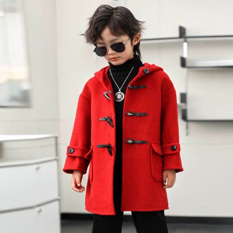 Children Winter Red Green Wool - Kids Outdoor Jacket recensione e prezzo
