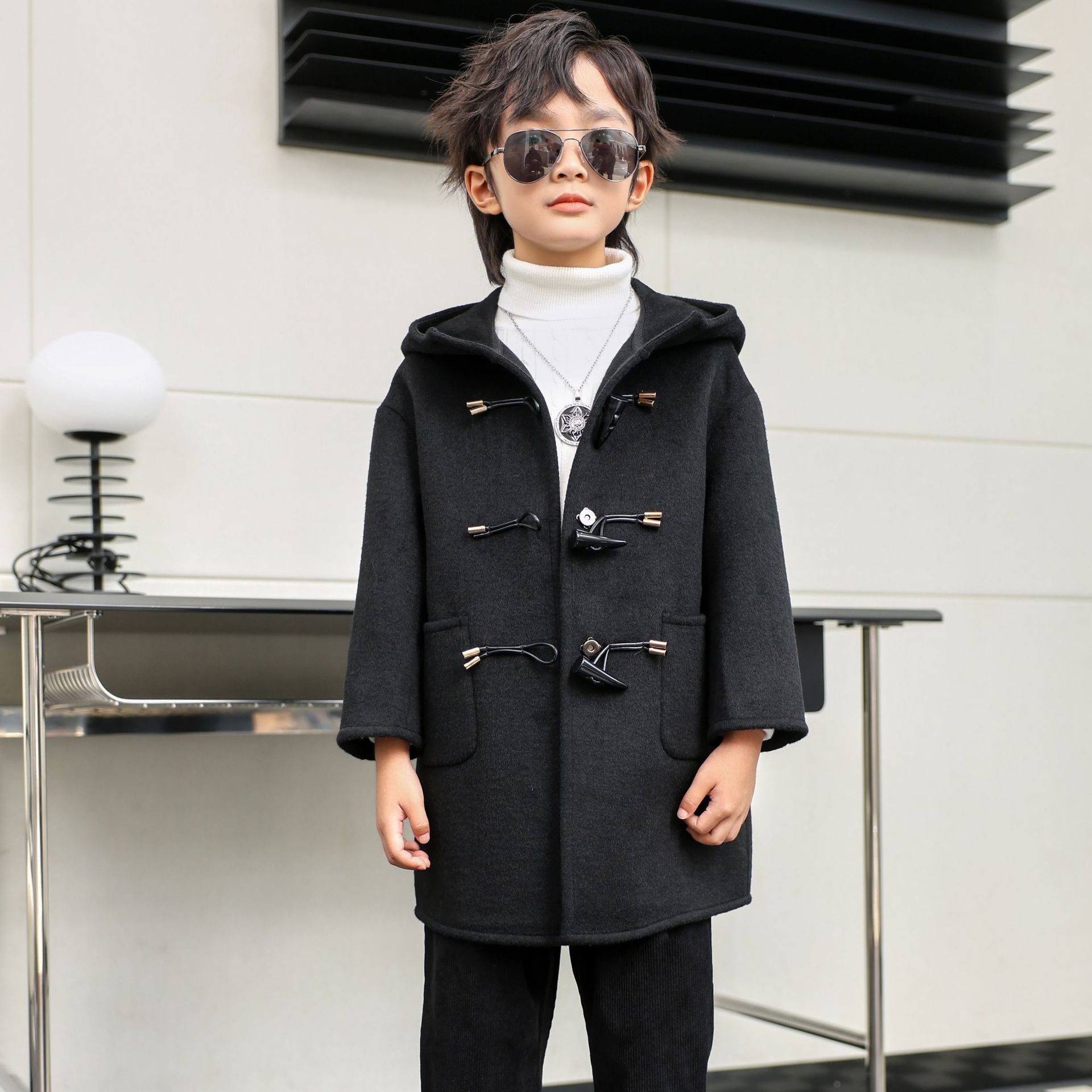 Children Winter Red Green Wool - Kids Outdoor Jacket recensione e prezzo