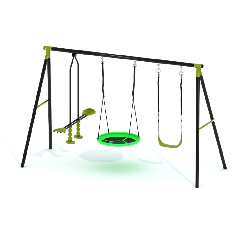 3-in-1 Kids Swing Slide Climbi - Kids Outdoor Hanging Chair recensione e prezzo