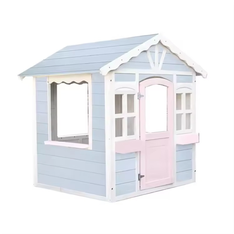 Hot Selling Play House Outdoor - Kids Outdoor Wooden Playhouse recensione e prezzo