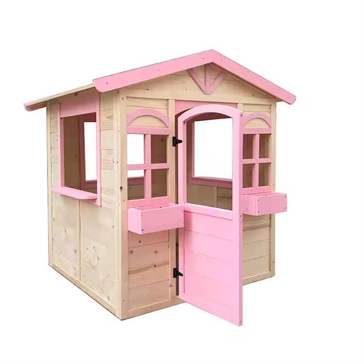 Hot Selling Play House Outdoor - Kids Outdoor Wooden Playhouse recensione e prezzo