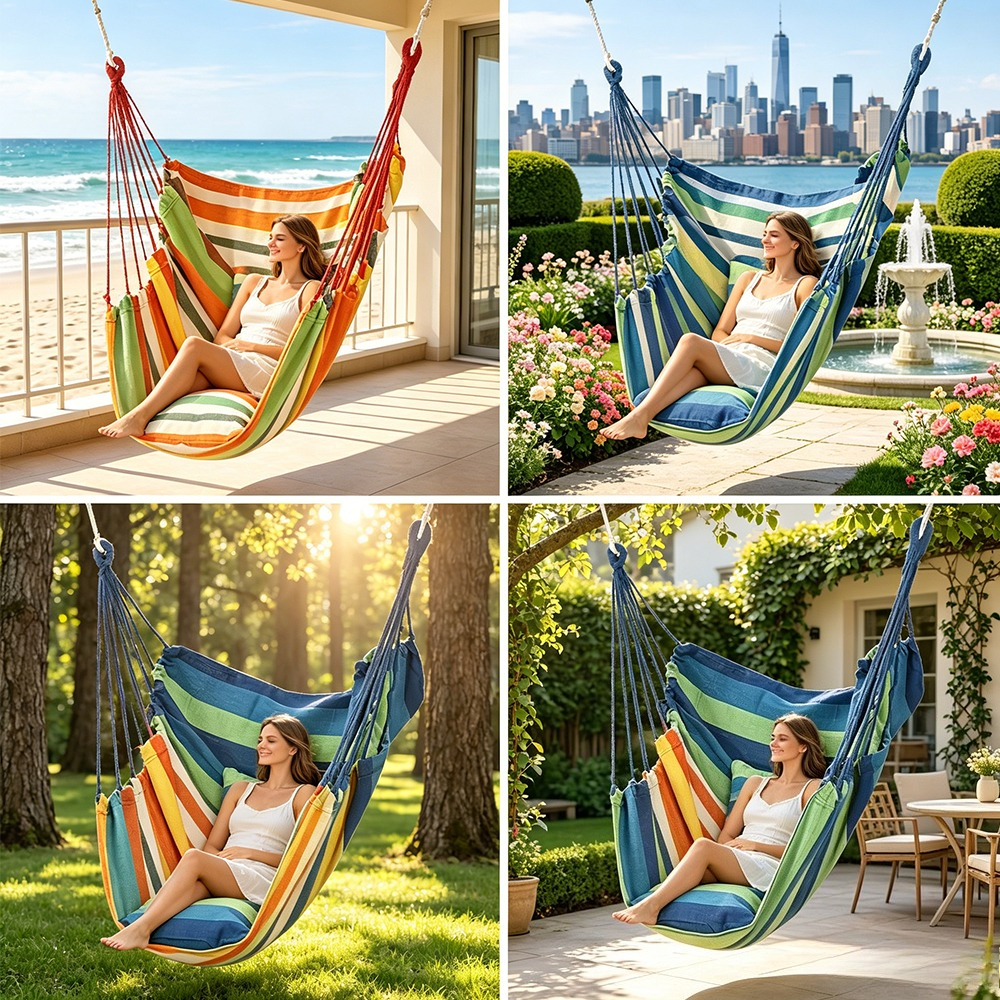 Hanging Basket Swing Chair Out - Kids Outdoor Hanging Chair recensione e prezzo