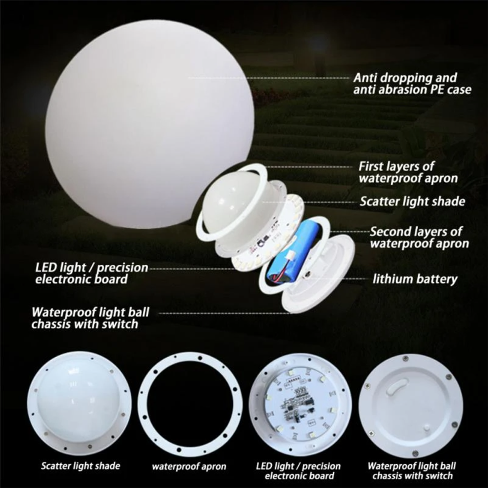 Rechargeable LED Glowing Ball  - Kids Outdoor Ball recensione e prezzo