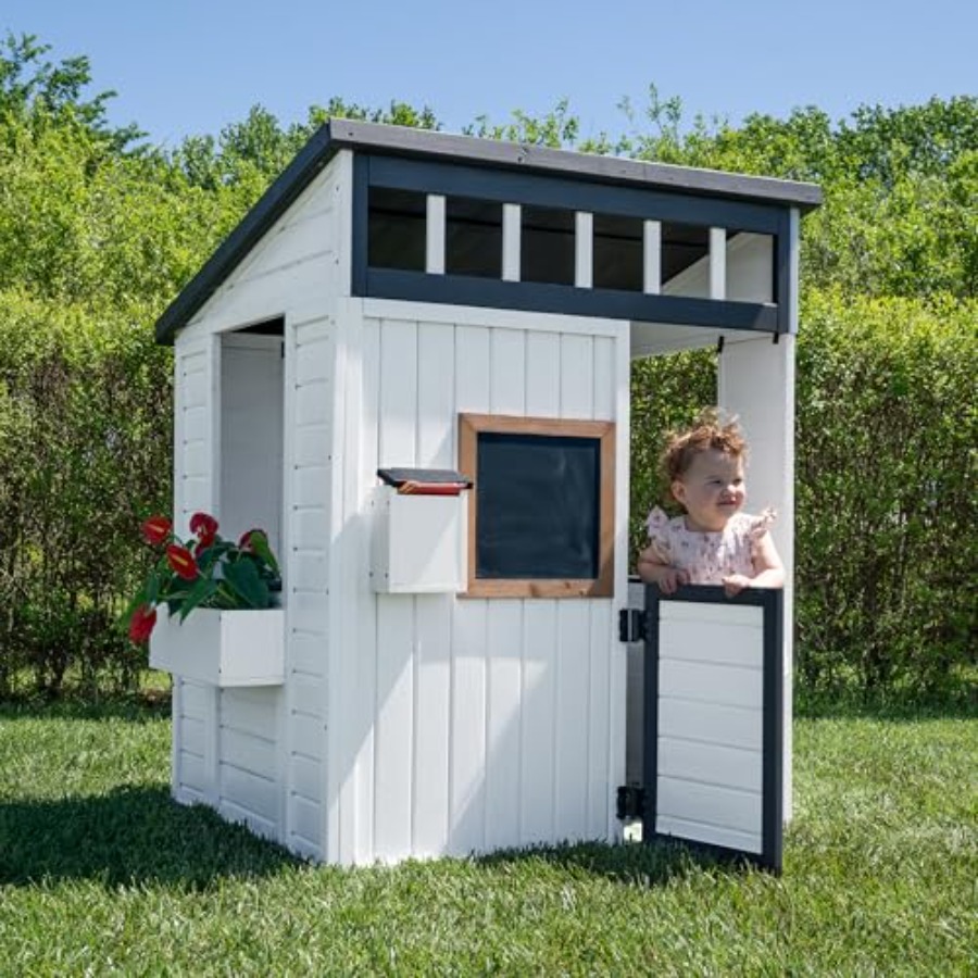 Outdoor kids playhouse for ima - Kids Outdoor Chalkboard recensione e prezzo