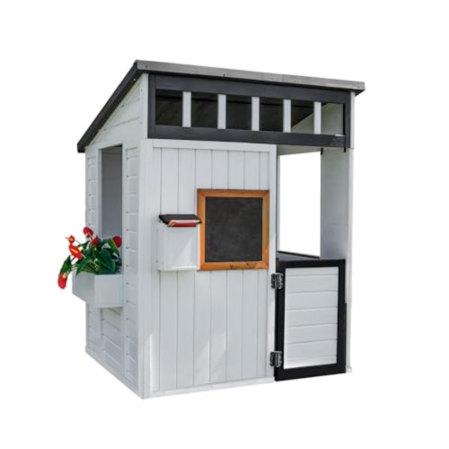 Outdoor kids playhouse for ima - Kids Outdoor Chalkboard recensione e prezzo
