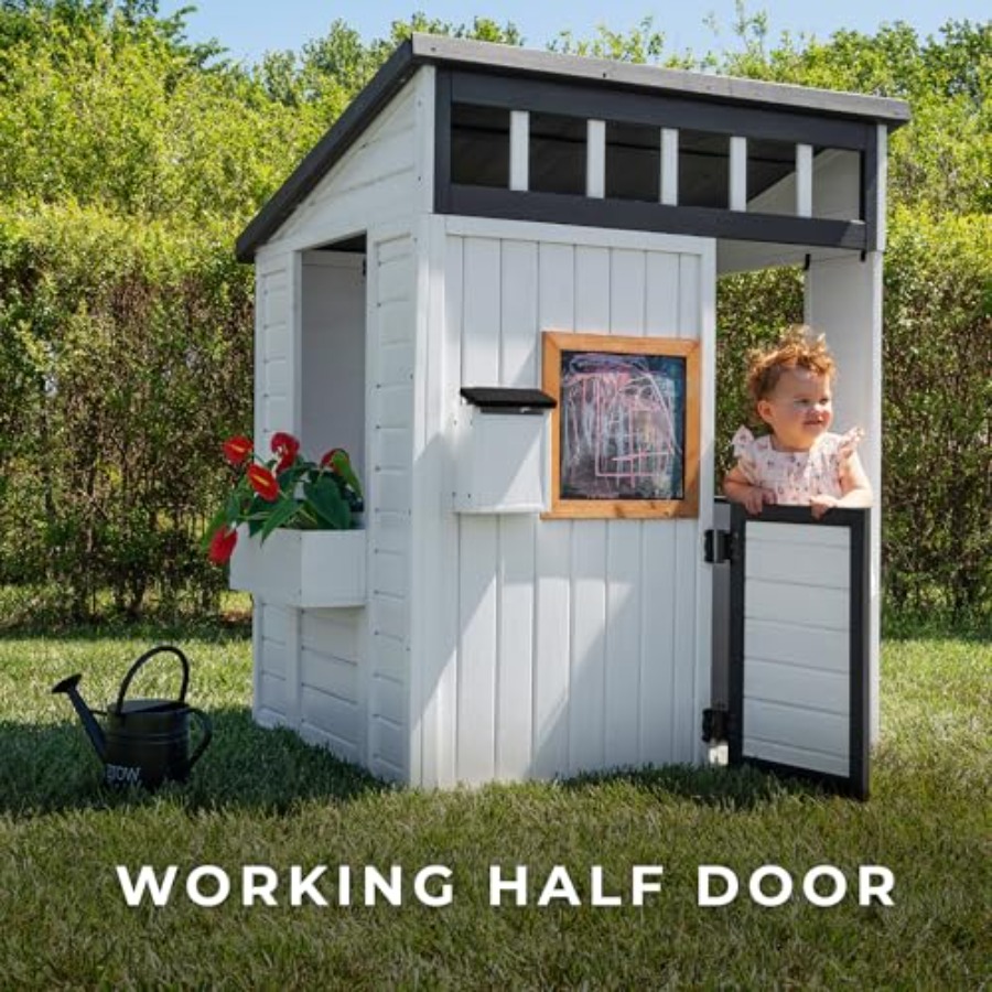 Outdoor kids playhouse for ima - Kids Outdoor Chalkboard recensione e prezzo