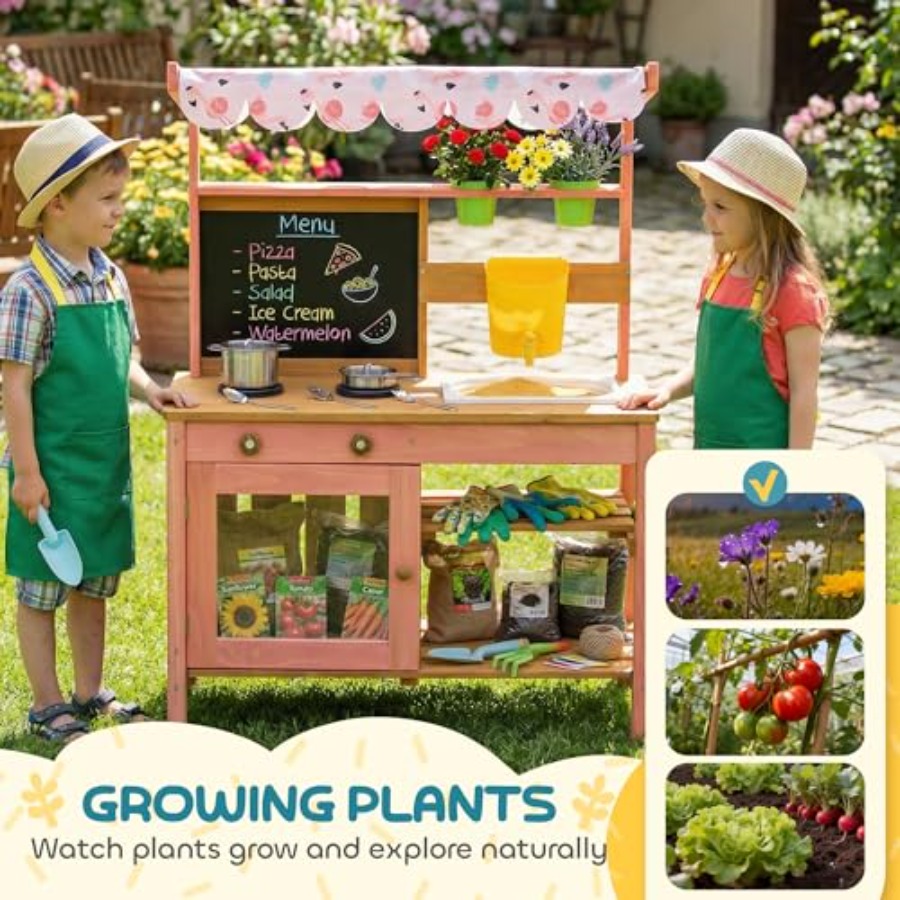 Outdoor kids mud kitchen for p - Kids Outdoor Chalkboard recensione e prezzo