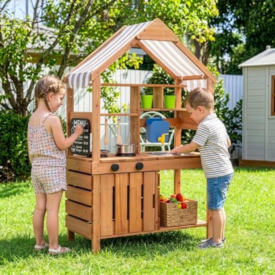 Outdoor mud kitchen for kids,  - Kids Outdoor Chalkboard recensione e prezzo