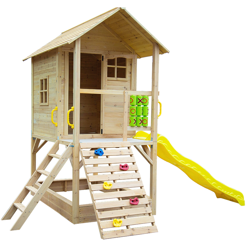 Children Wooden Outdoor Playho - Kids Outdoor Wooden Playhouse recensione e prezzo