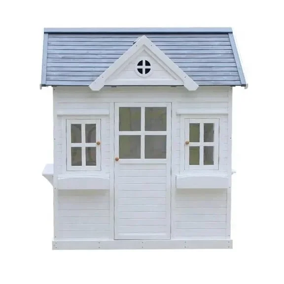 -Wood Kids Play House Wooden C - Kids Outdoor Wooden Playhouse recensione e prezzo