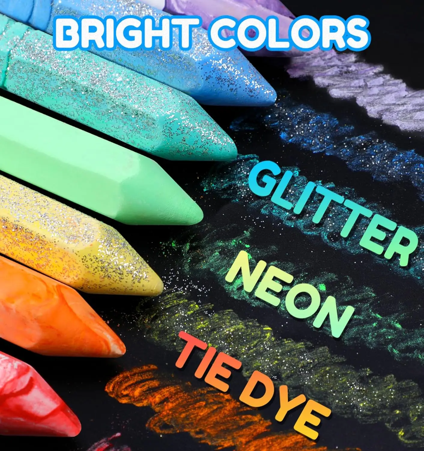 36 Pcs Washable Sidewalk Chalk - Kids Outdoor Chalkboard recensione e prezzo