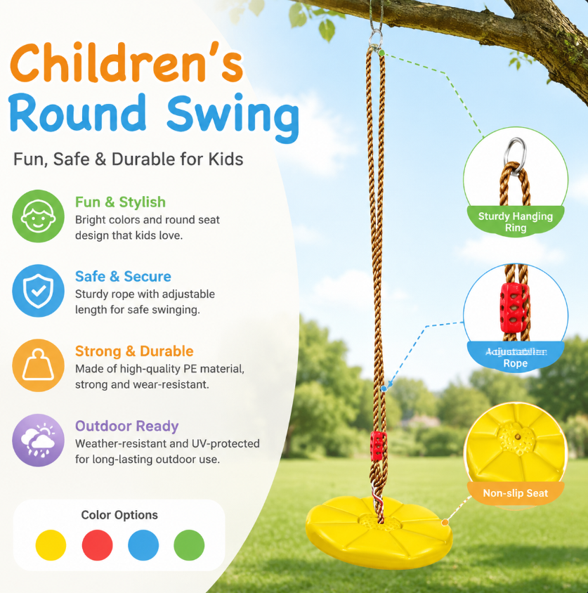 Thickened Octagonal Petal Swin - Kids Outdoor Hanging Chair recensione e prezzo