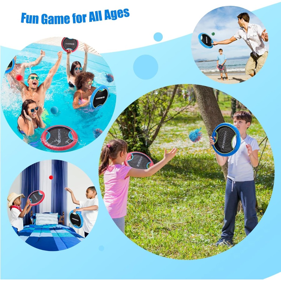 Trampoline Paddle Ball Set wit - Kids Outdoor Ball recensione e prezzo