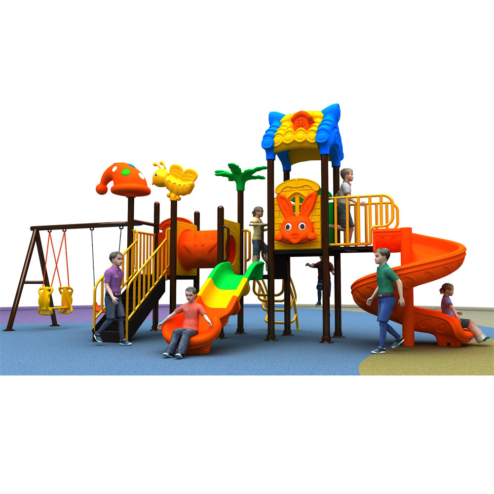 China Manufacturer Cheap Play  - Kids Outdoor Jungle Gym With Slide recensione e prezzo