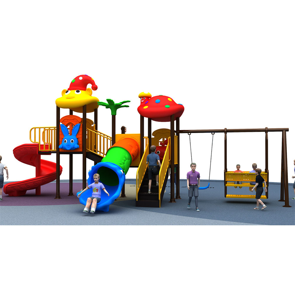 China Manufacturer Cheap Play  - Kids Outdoor Jungle Gym With Slide recensione e prezzo