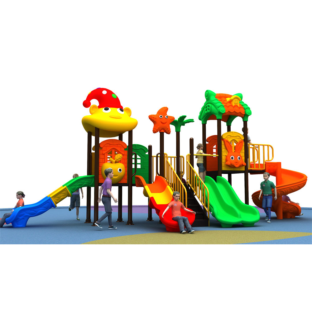 China Manufacturer Cheap Play  - Kids Outdoor Jungle Gym With Slide recensione e prezzo