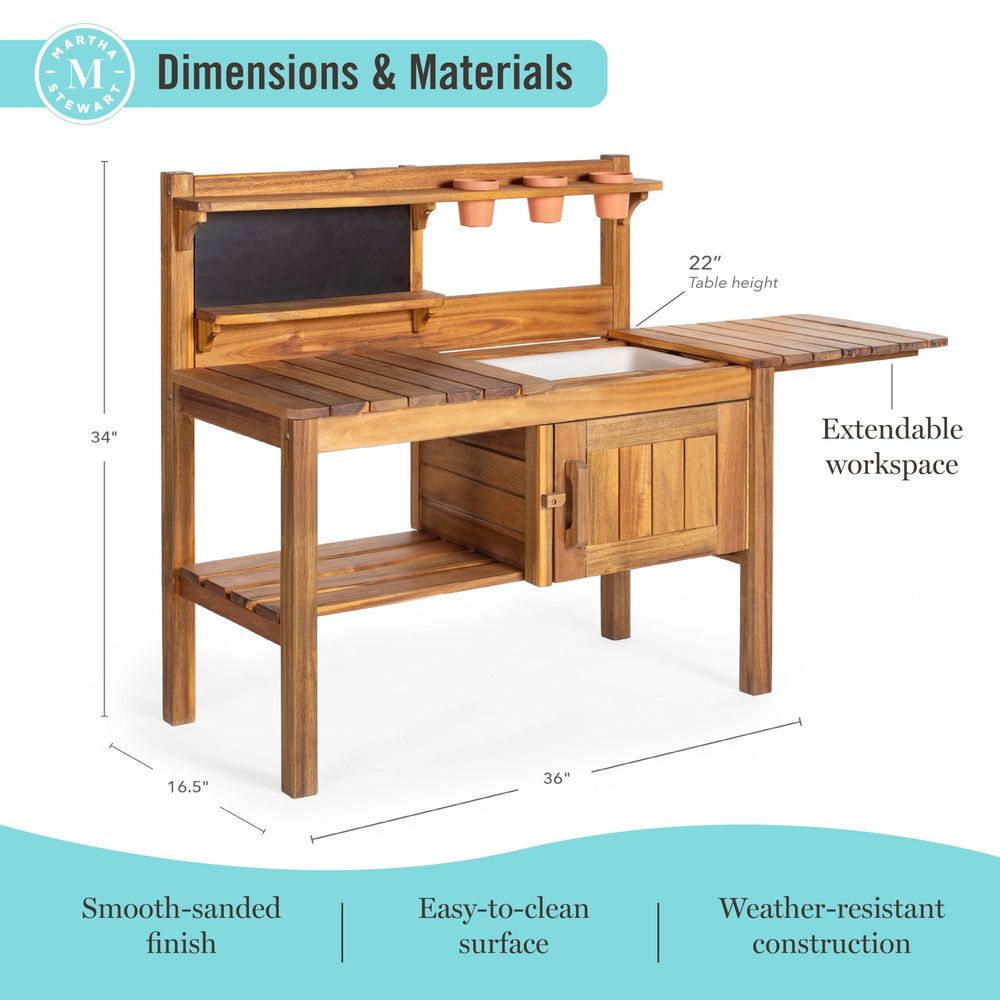 Kids Outdoor Potting Bench Woo - Kids Outdoor Chalkboard recensione e prezzo