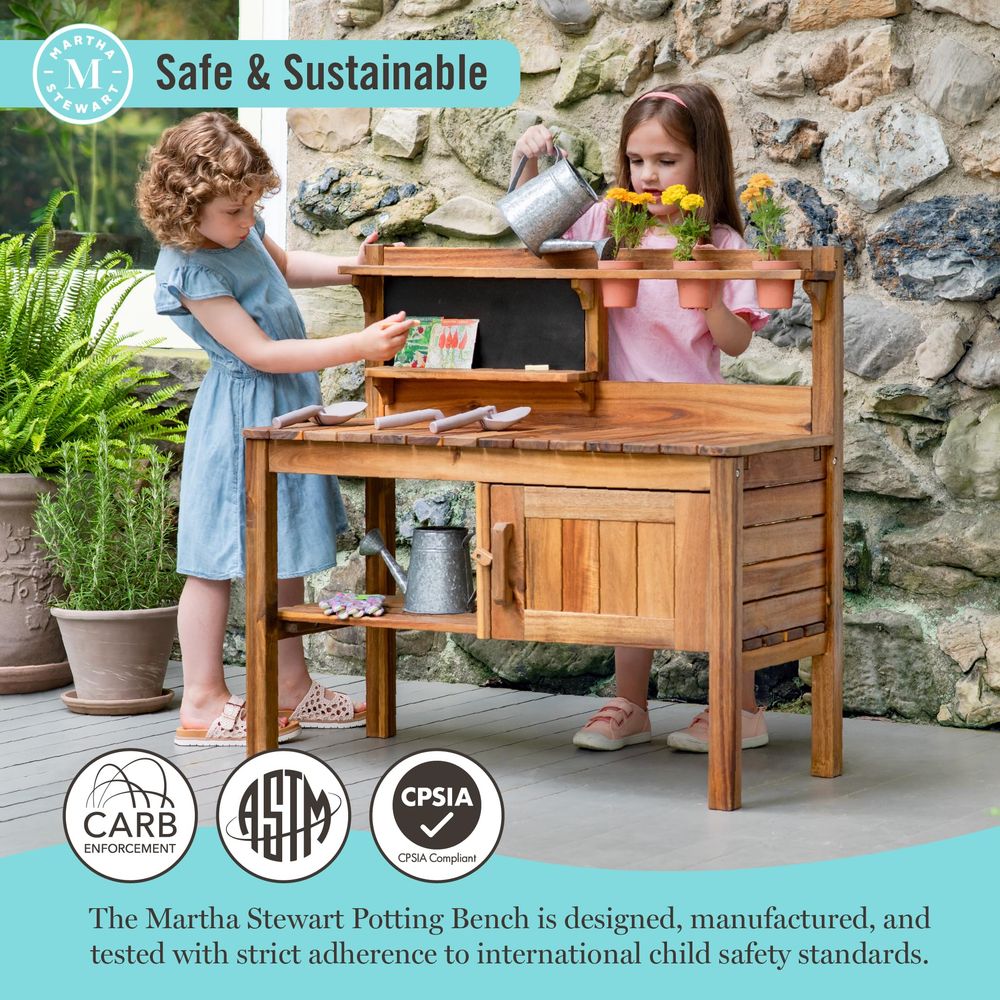 Kids Outdoor Potting Bench Woo - Kids Outdoor Chalkboard recensione e prezzo
