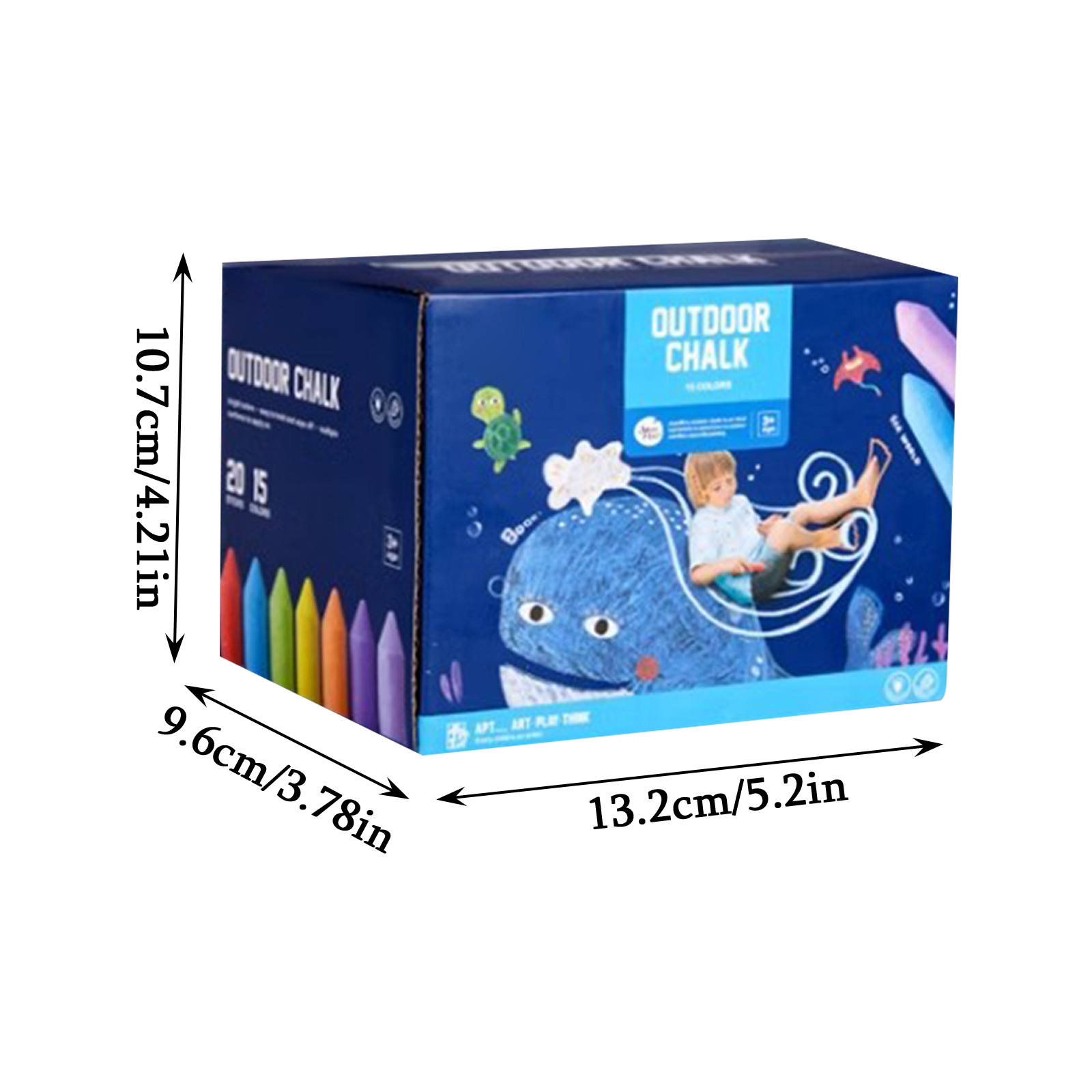 Washable Jumbo Sidewalk Colors - Kids Outdoor Chalkboard recensione e prezzo