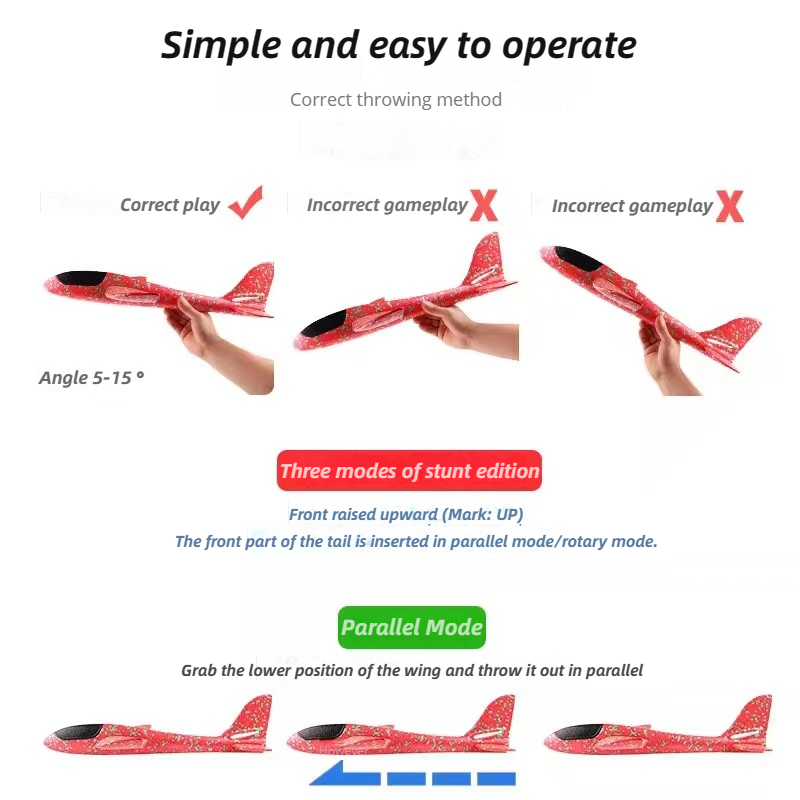 48cm Large Foam Airplane Child - Kids Outdoor Storage recensione e prezzo