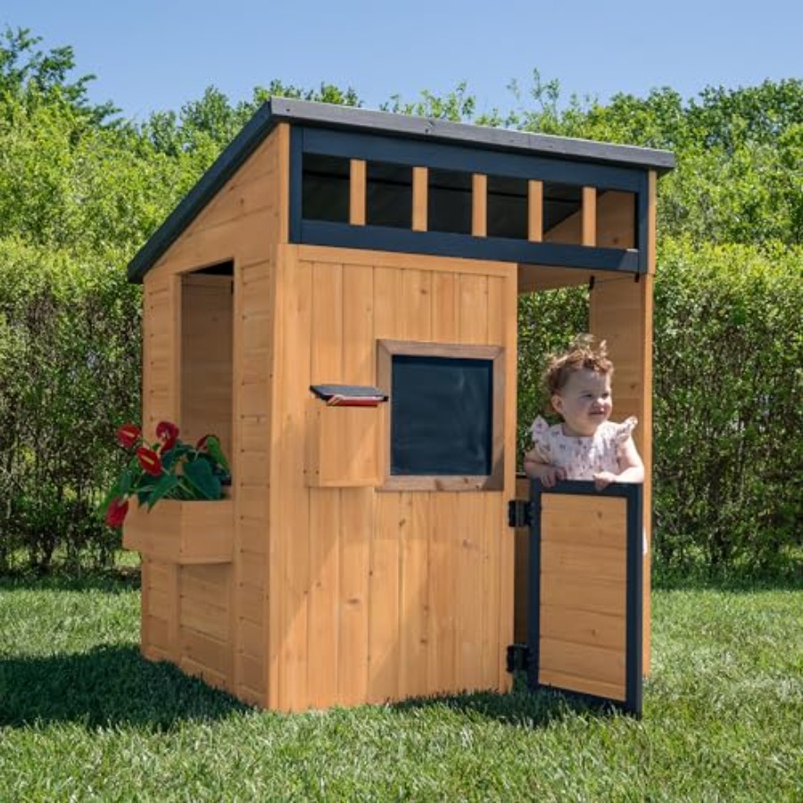 Outdoor kids playhouse for ima - Kids Outdoor Chalkboard recensione e prezzo