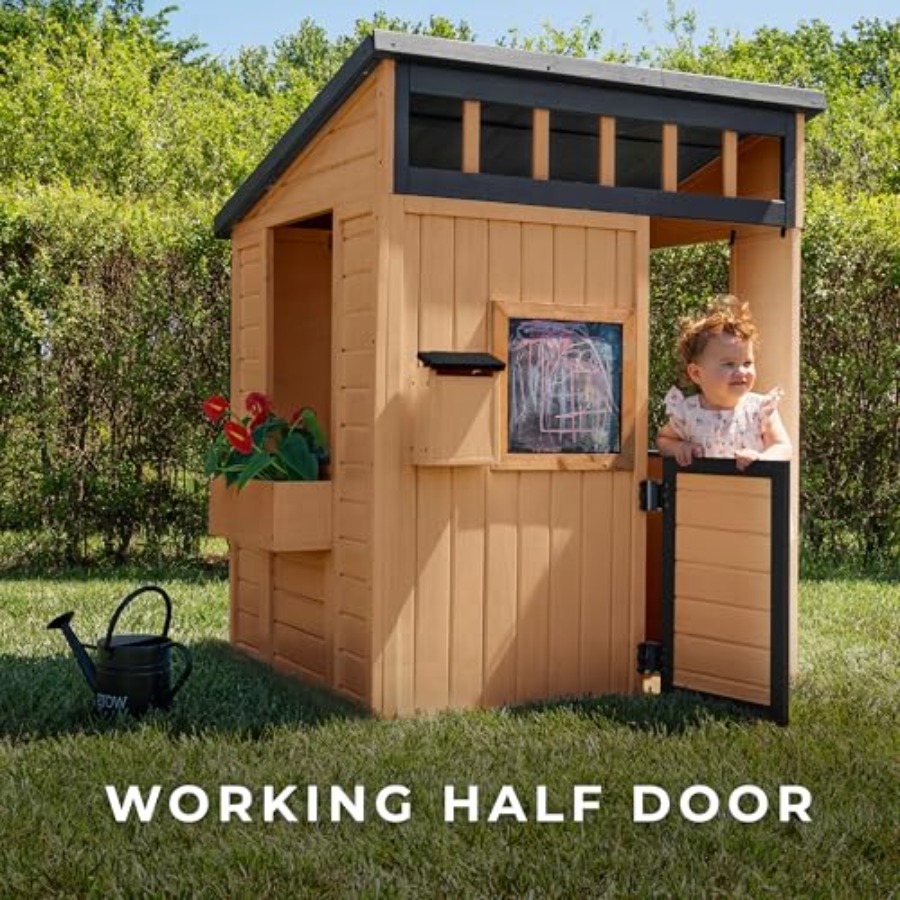 Outdoor kids playhouse for ima - Kids Outdoor Chalkboard recensione e prezzo