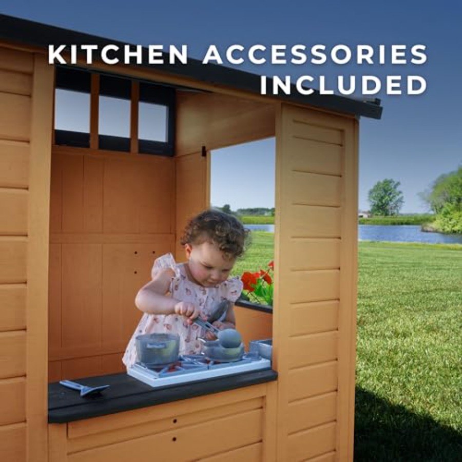 Outdoor kids playhouse for ima - Kids Outdoor Chalkboard recensione e prezzo
