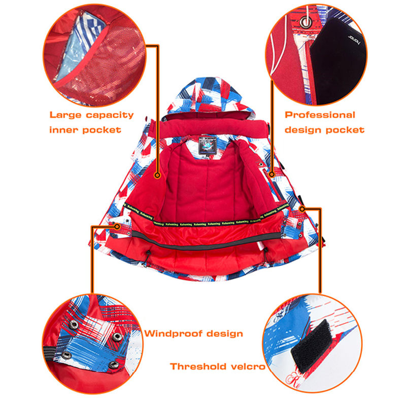 Ski Suit for Kids Skiing Snowb - Kids Outdoor Jacket recensione e prezzo