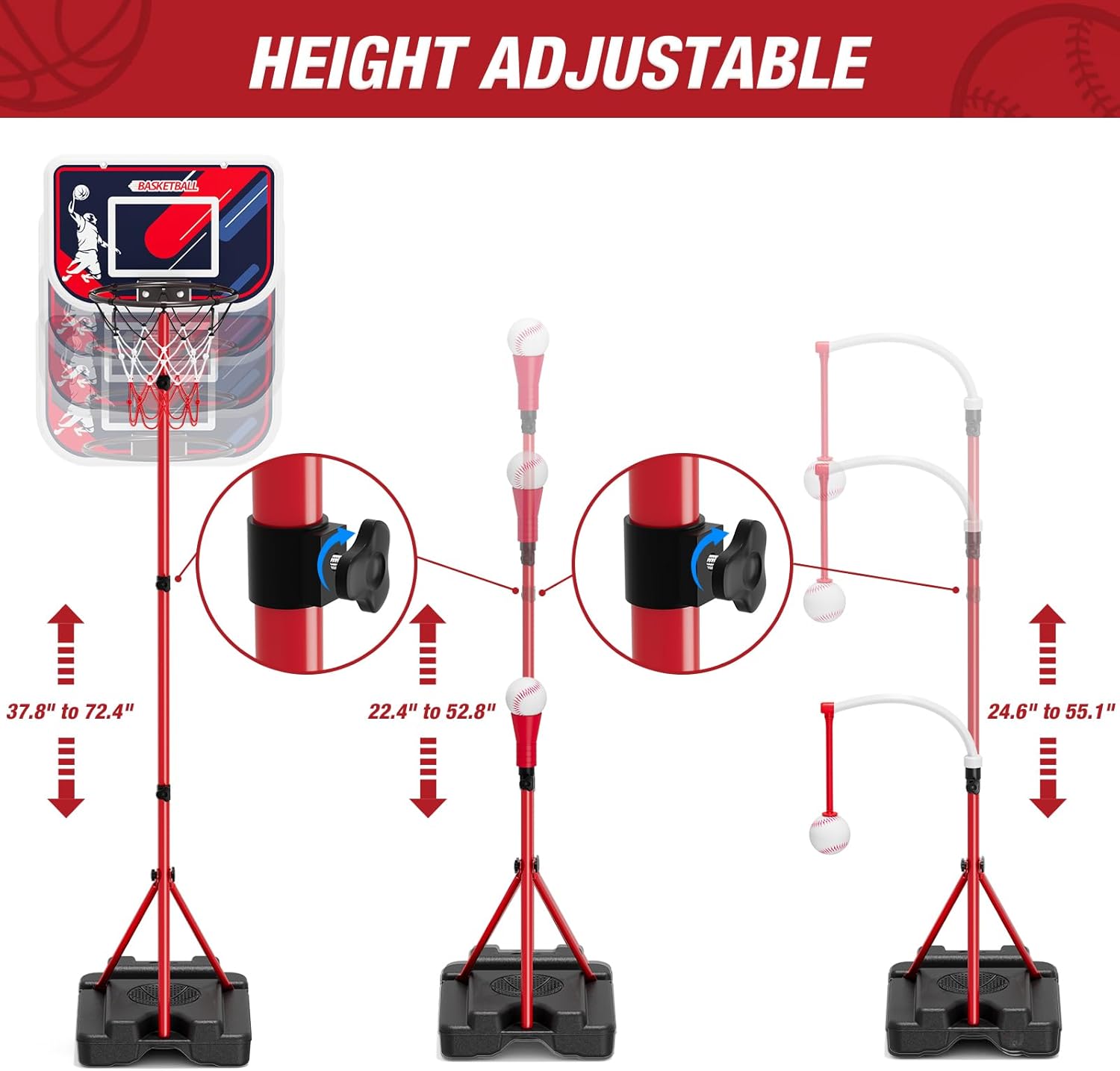 4-in-1 Kids Basketball Hoop &  - Kids Outdoor Ball recensione e prezzo