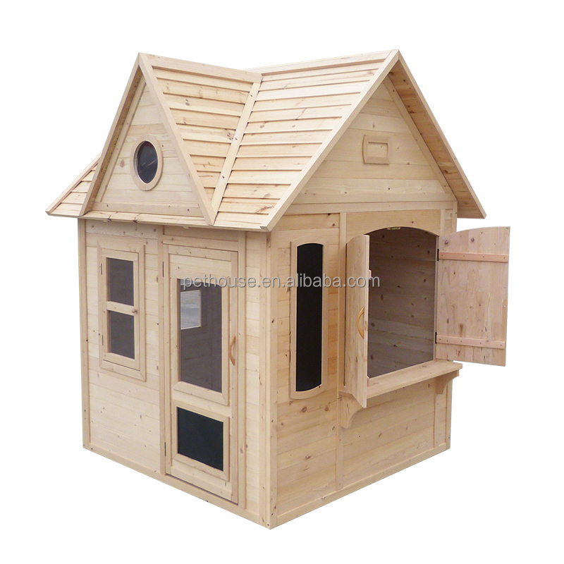 Children Wood Playhouses Kids  - Kids Outdoor Wooden Playhouse recensione e prezzo