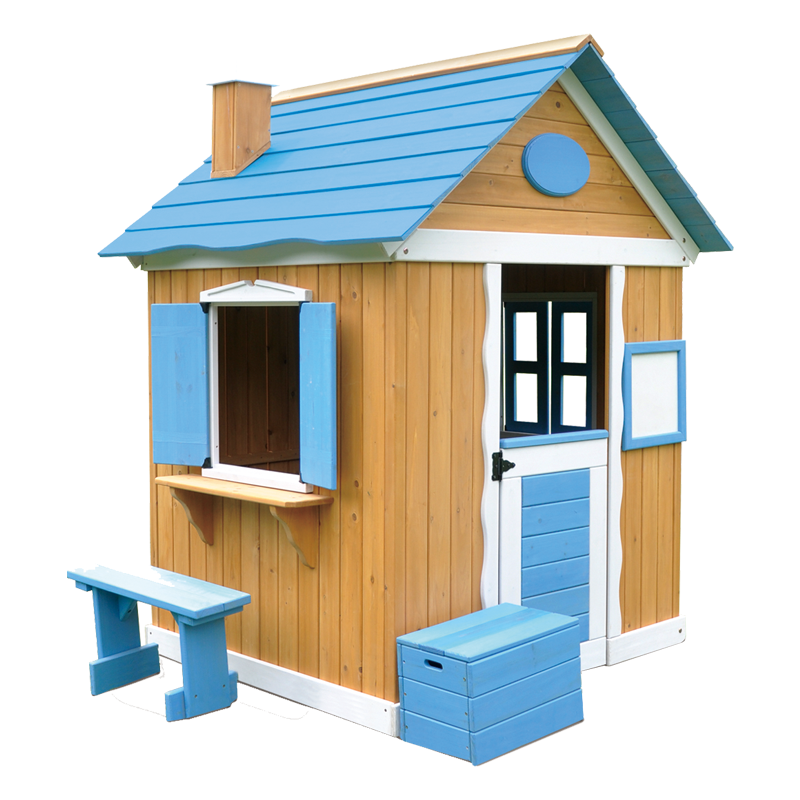 Children Wood Playhouses Kids  - Kids Outdoor Wooden Playhouse recensione e prezzo