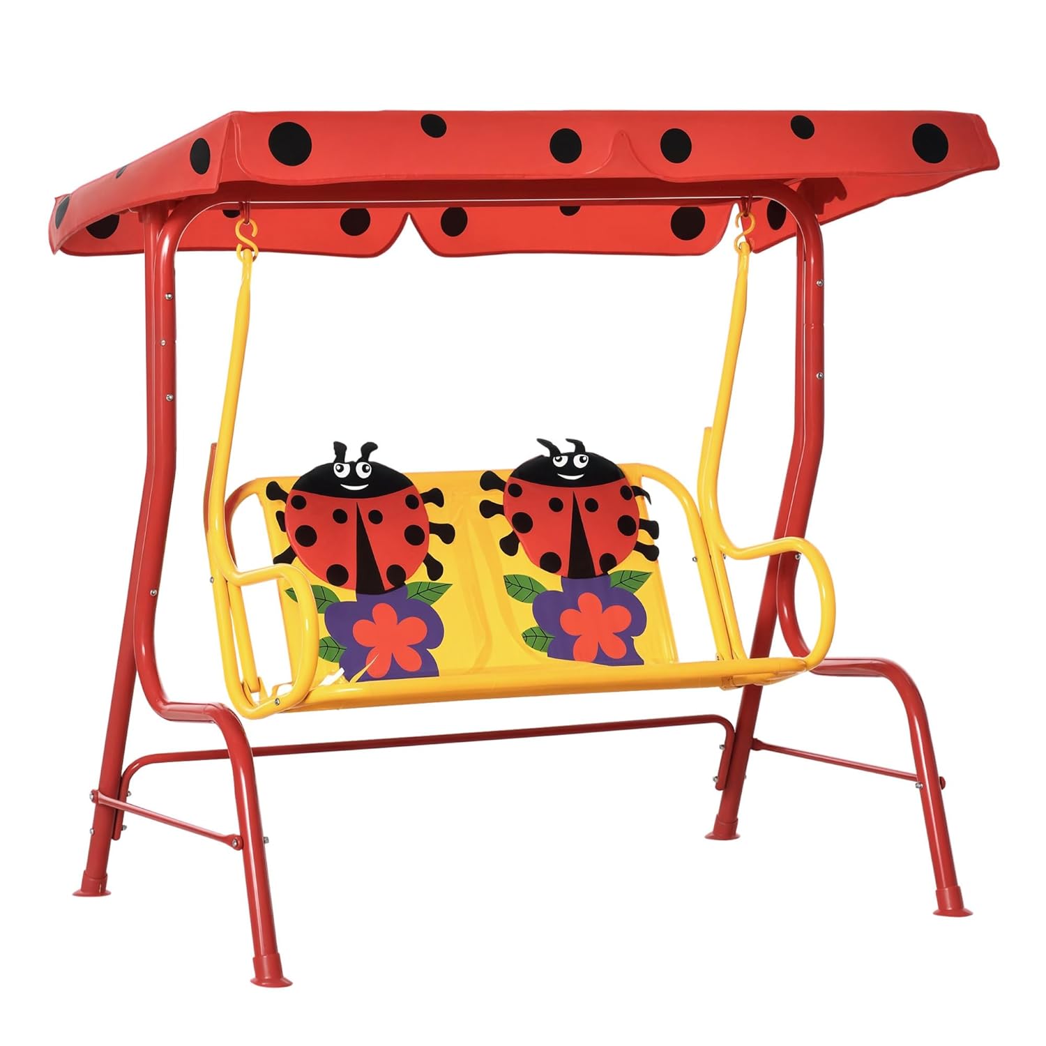 Kids Patio Swing, 2-Seater Out - Kids Outdoor Hanging Chair recensione e prezzo