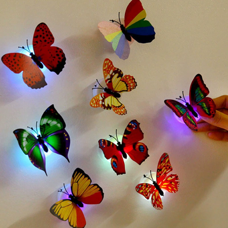 5/10pcs 3D LED Butterfly Decor - Kids Outdoor Movie Night recensione e prezzo