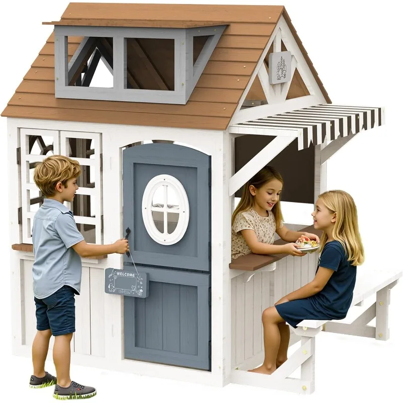 Albott Kids Outdoor Wooden Pla - Kids Outdoor Chalkboard recensione e prezzo