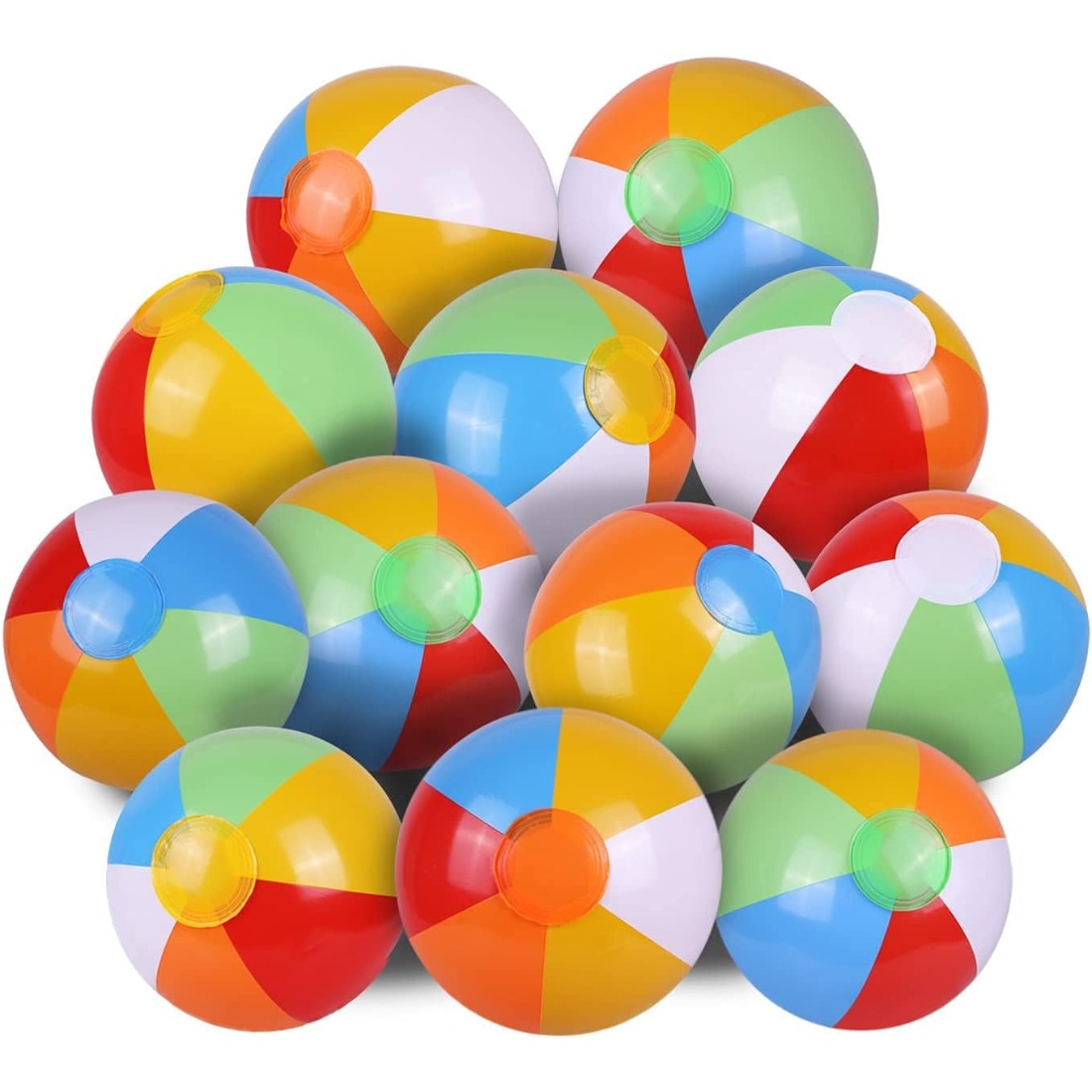 5 Pack Bulk Rainbow Inflatable - Kids Outdoor Ball recensione e prezzo