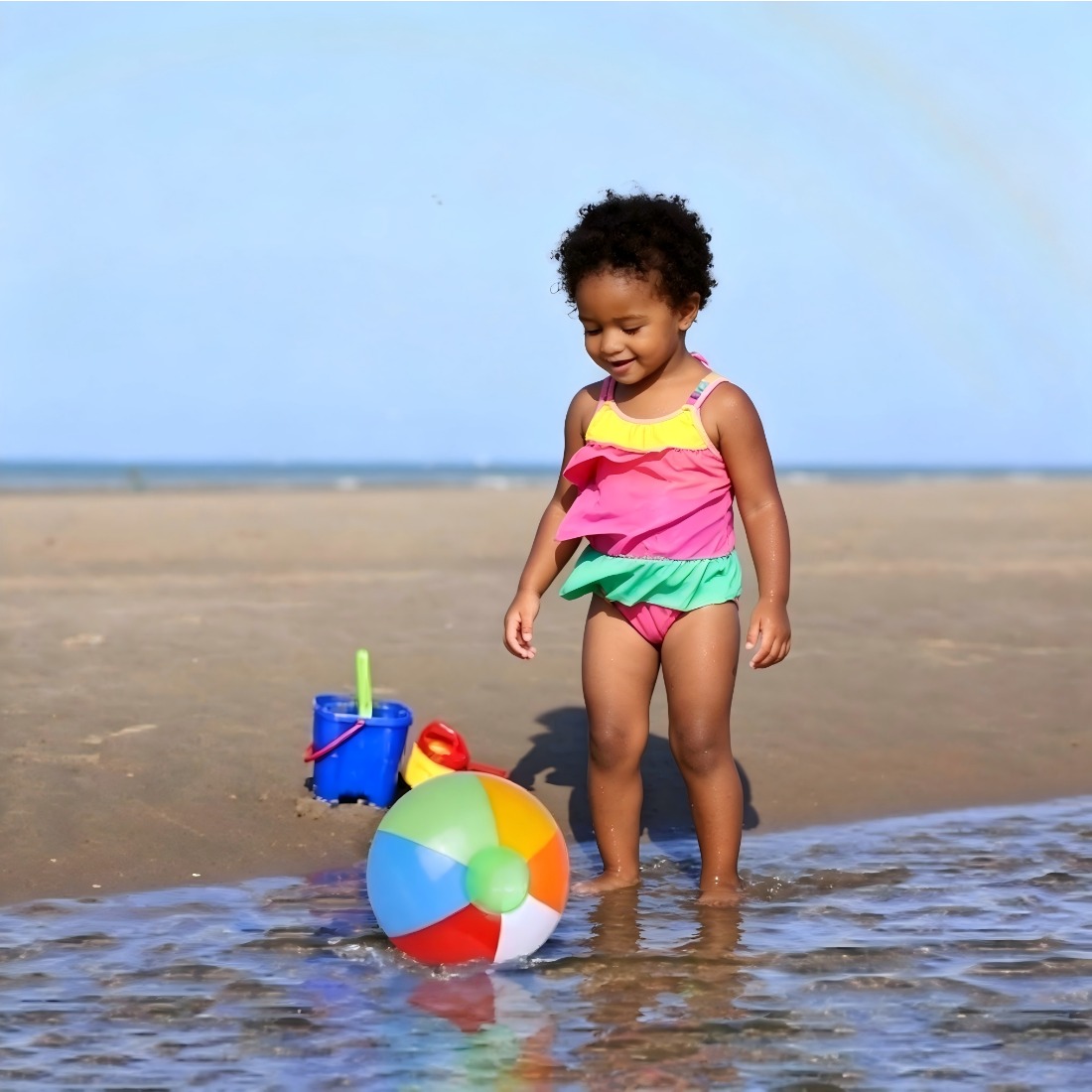 5 Pack Bulk Rainbow Inflatable - Kids Outdoor Ball recensione e prezzo