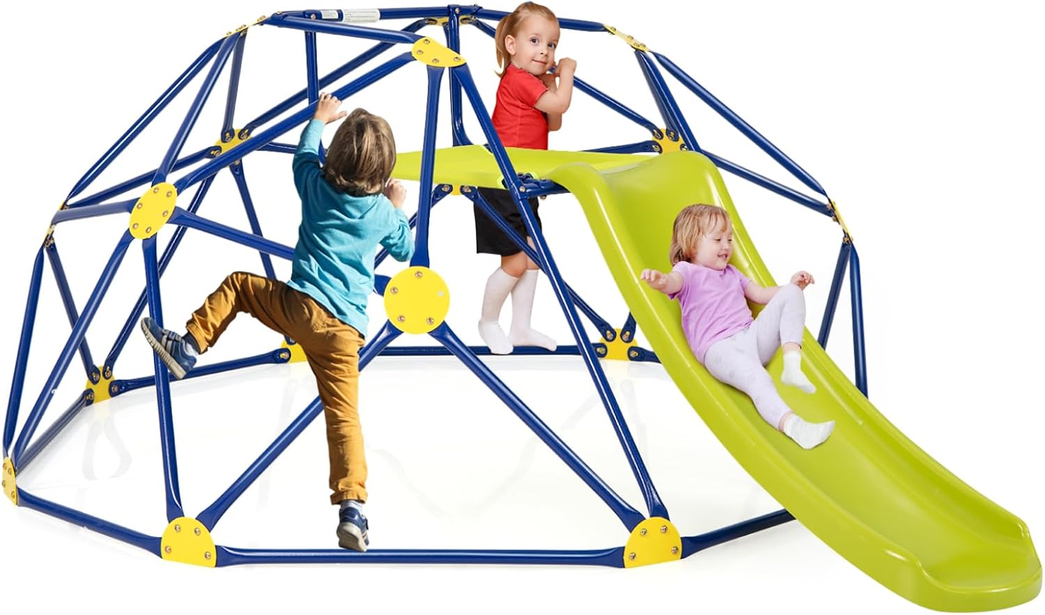 Costzon Climbing Dome with Sli - Kids Outdoor Jungle Gym With Slide recensione e prezzo