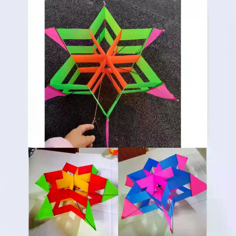 New Style 3D Plum Blossom Kid- - Kite Easy Fly Kids recensione e prezzo