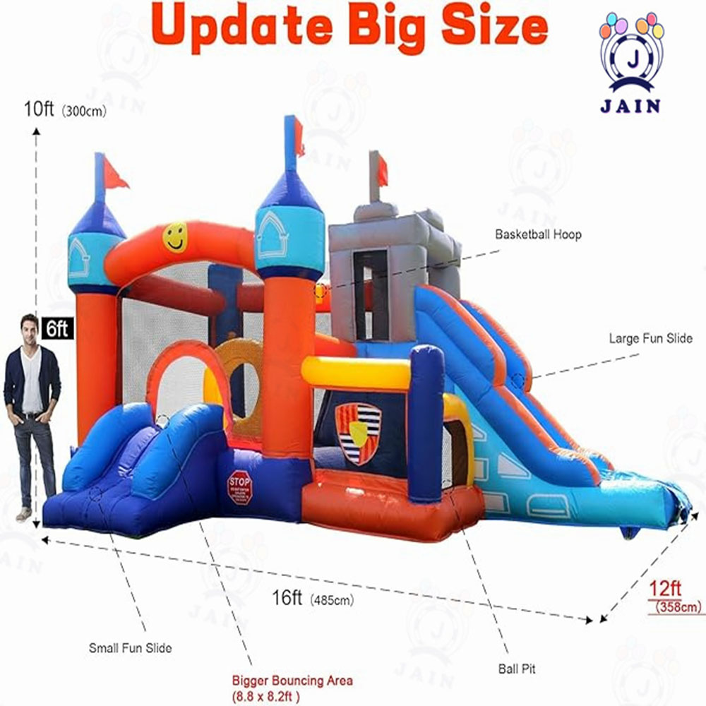 Inflatable Bounce House Castle - Kids Outdoor Ball recensione e prezzo
