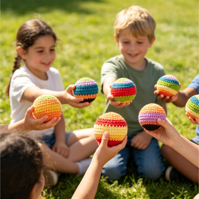 2026 NEW 1/3/6PC Soft Handmade - Kids Outdoor Ball recensione e prezzo