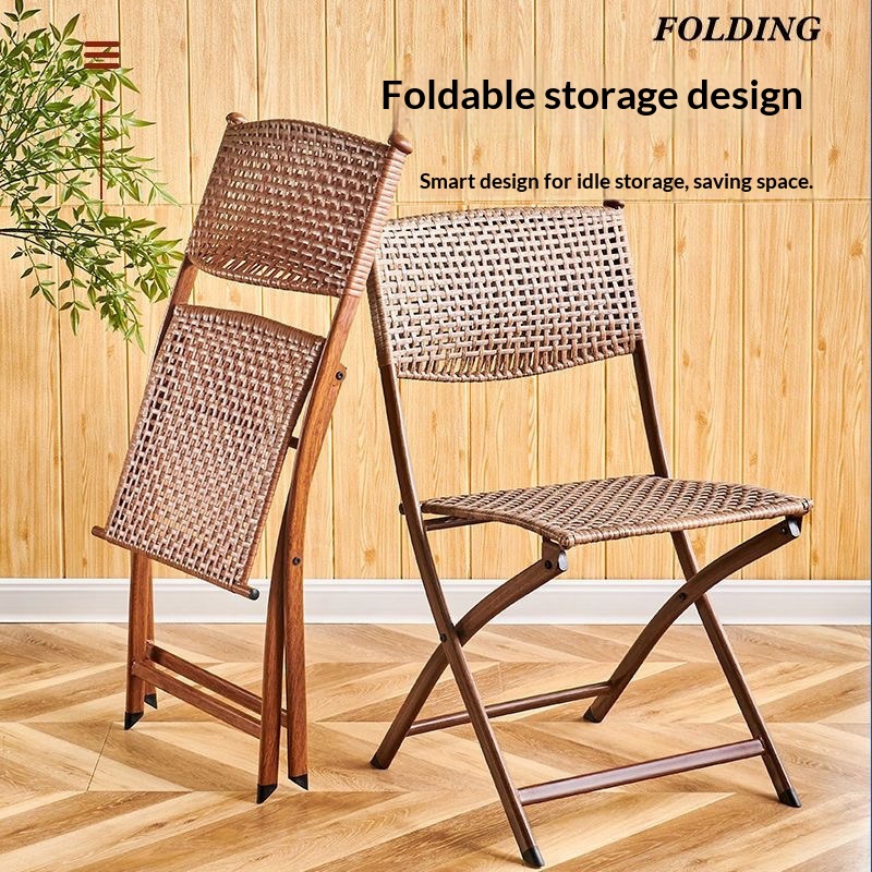 Portable Folding Rattan Dining - Kids Outdoor Folding Chair recensione e prezzo