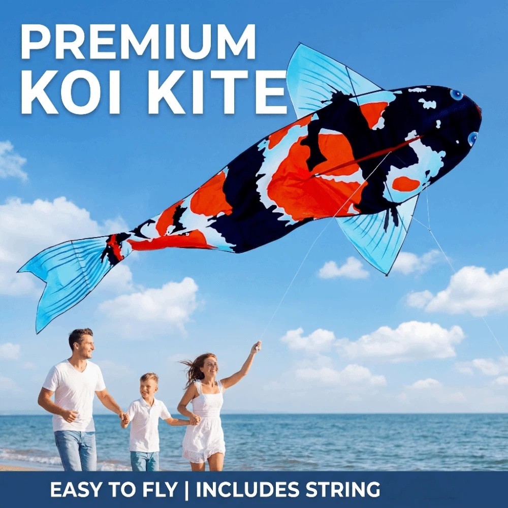 New Easy To Fly Large Fish Kit - Kite Easy Fly Kids recensione e prezzo
