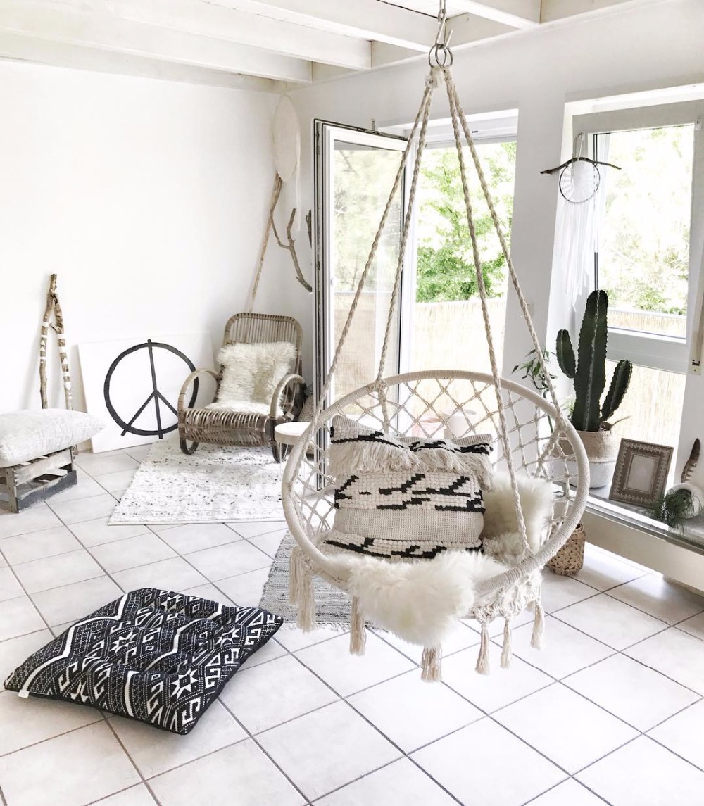 2025 Nordic Garden Handmade Kn - Kids Outdoor Hanging Chair recensione e prezzo